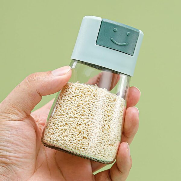 Dozator Condimente, , din Stilca, 180 ml, Rezistenta la Umidiate, 11.3 x 6.4 cm, Masura 5g, Verde - imagine 3