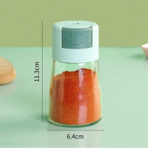 Dozator Condimente, , din Stilca, 180 ml, Rezistenta la Umidiate, 11.3 x 6.4 cm, Masura 5g, Verde - imagine 4