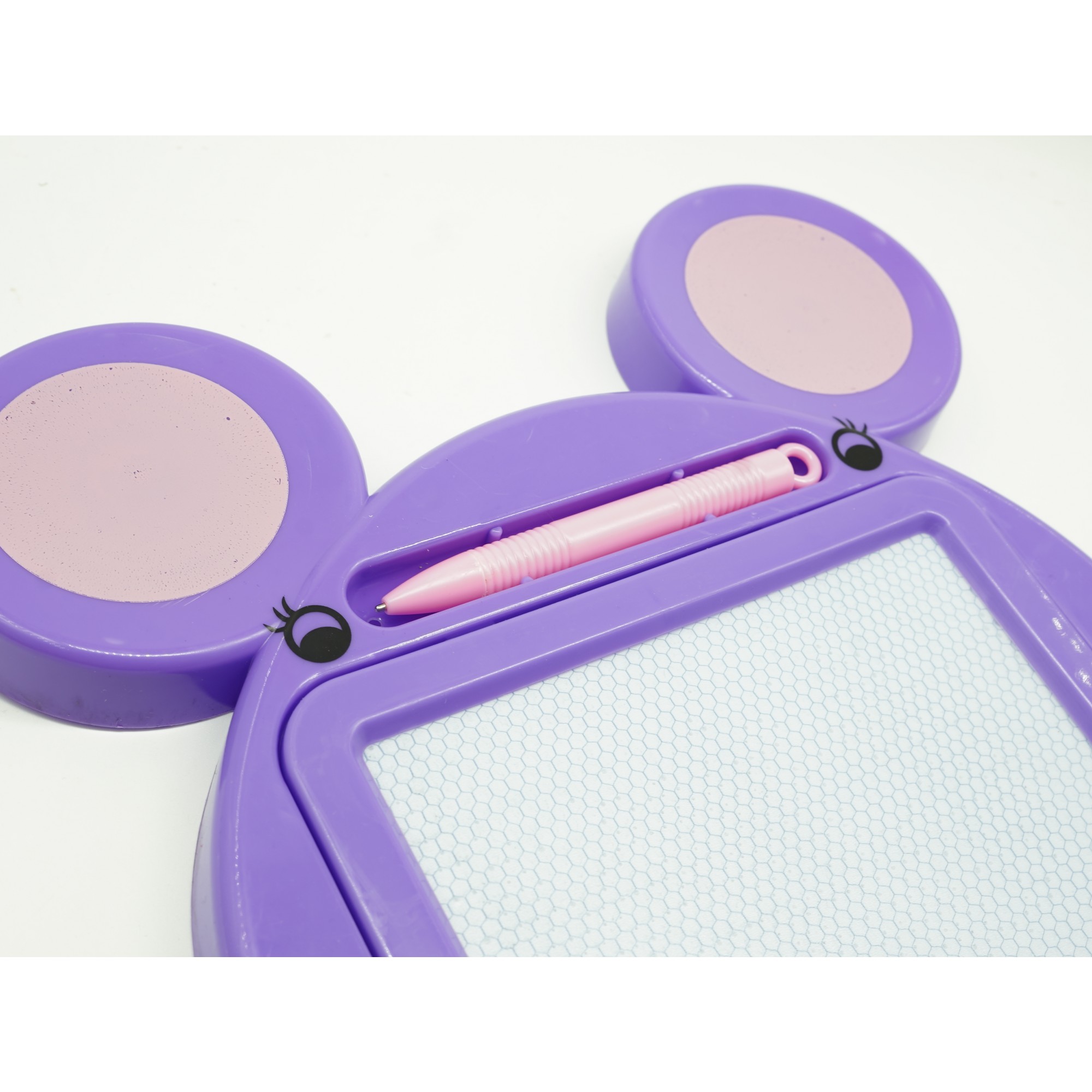 Tabla Magnetica pentru desen , Pix, forma Soricel, dimensiuni 23x26.5 cm, Dezvolta Creativitatea, Mov - imagine 3