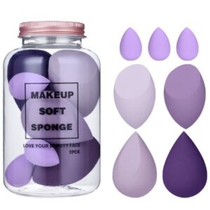 Set Buretei Machiaj, , Premium, 7 bucati, mov