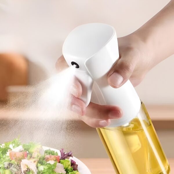 Pulverizator pentru Ulei, Otet sau Alte Lichide, , Reincarcabil, Multifunctionale, Capacitatea 200 ml, Material Plastic, Culoare Alb - imagine 4