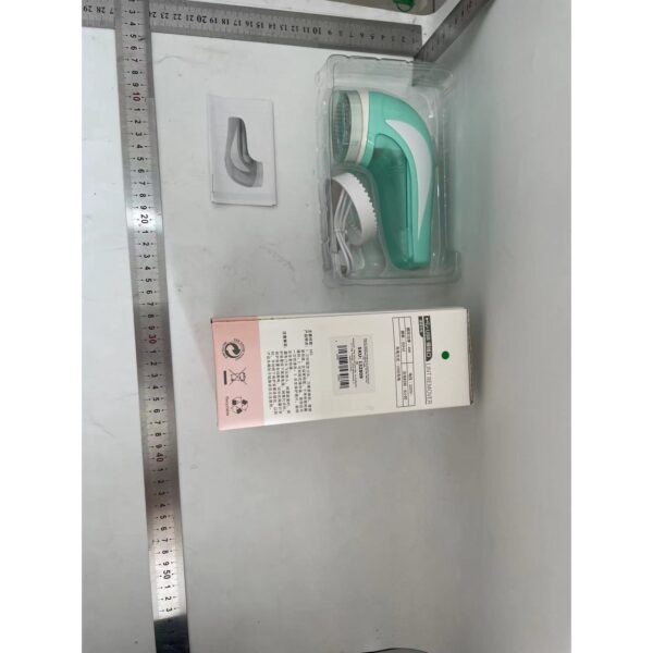 Aparat Pentru Curatat Scame, Par Si Praf, , Pentru Diferite Tipuri De Material, Cu Lame Din Otel Inoxidabil, Incarcare Prin USB Type-C, Cu Perie De Curatare si Cablu USB Incluse, 13.5x9 cm, Verde - imagine 2