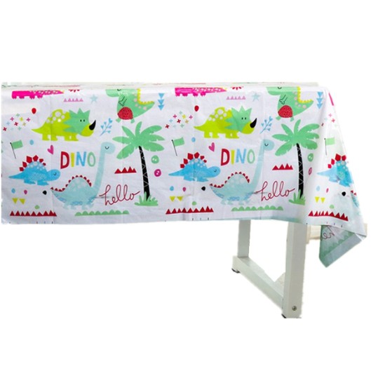Fata de Masa Dreptunghiulara, , Colectia Dino Park, 180 x 108 cm, din PE, Anti-pete, Impermeabila, Multicolor - imagine 3