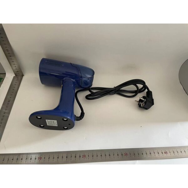 Aparat de Calcat Vertical Portabil cu Abur, , Putere 1500W, Rezervor Detasabil de 138ml, Priza, Functie Anti Calcar si Auto Curatare, Pliabil, cu Perie, 20x10.5x8 cm, Albastru - imagine 2