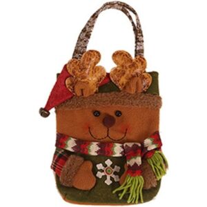 Geanta pentru Cadouri de Craciun, , Model Ren, Decoratiune Sarbatori, 46x23x2 cm, Multicolor