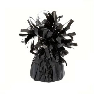 Greutate pentru Baloane cu Heliu, , din Folie cu Franjuri, 170g, 13 x 5 x 3 cm, Negru