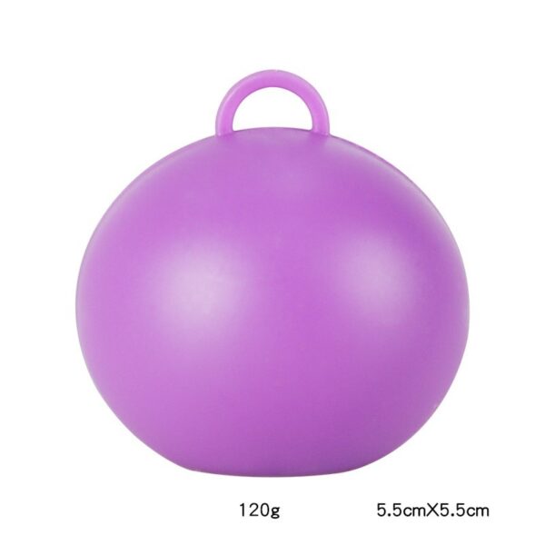 Greutate pentru Baloane, , Accesoriu Party, 5.5x5.5 cm, 120 g, Mov - imagine 4
