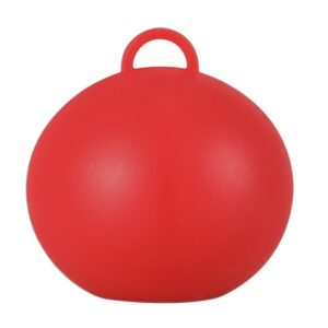 Greutate pentru Baloane, , Accesoriu Petrecere, 5.5x5.5 cm, 120 g, Rosu