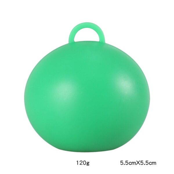 Greutate pentru Baloane, , Accesoriu Petrecere, 5.5x5.5 cm, 120 g, Verde - imagine 4