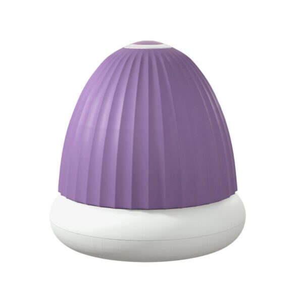 Aparat de Scame 2 in 1, , Curatare Haine si Lampa de Veghe, 3 Trepte, Incarcare Tip C, 4 W, 9 x 10 cm, Mov