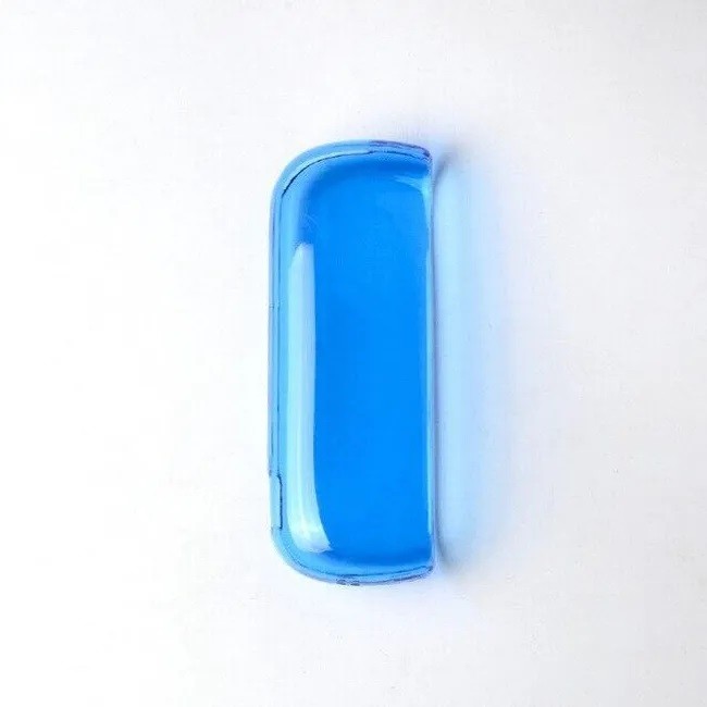 Husa  pentru IQOS Iluma, de Protectie, Anti Soc si Zgarieturi,din Plastic, 12.5 x 4.2 cm, Albastru Transparent - imagine 3