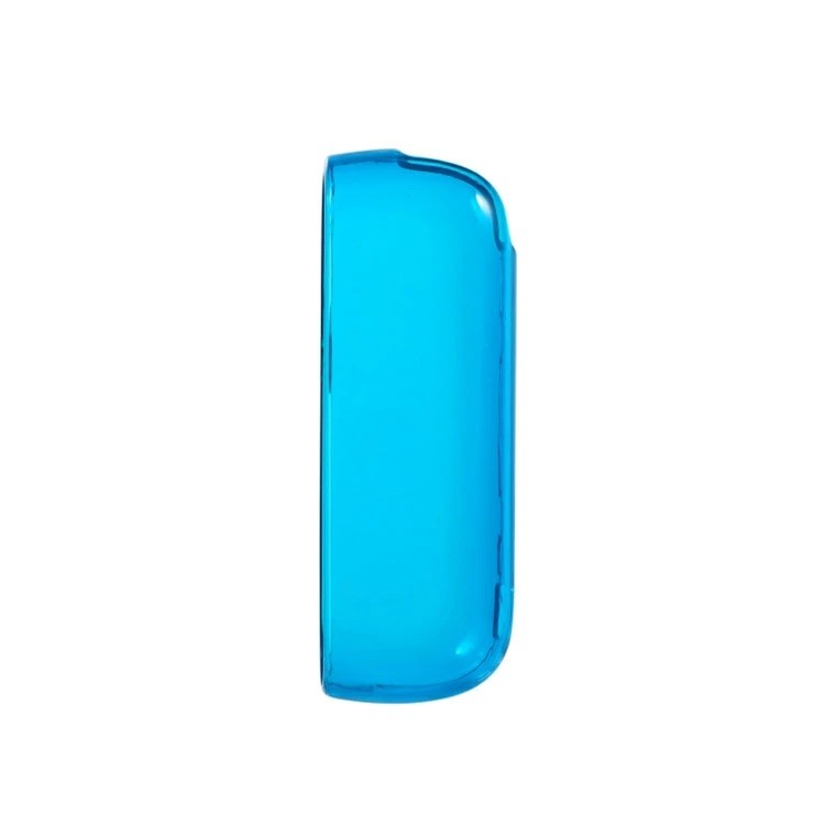 Husa  pentru IQOS Iluma, de Protectie, Anti Soc si Zgarieturi,din Plastic, 12.5 x 4.2 cm, Albastru Transparent