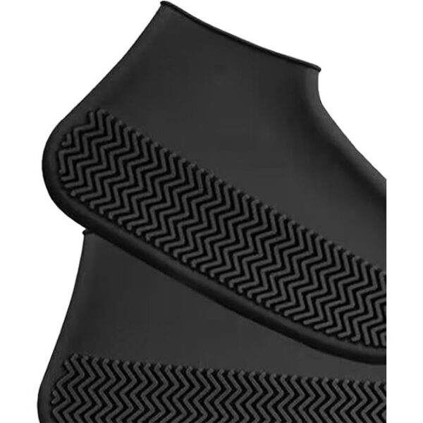 Husa Incaltaminte, , Impermeabila, Antiderapanta, din Latex, 13 x 13 x 2 cm, Marime L 41-47 cm, Negru - imagine 3