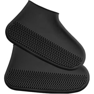 Husa Incaltaminte, , Impermeabila, Antiderapanta, din Latex, 13 x 13 x 2 cm, Marime M 34-40 cm, Negru