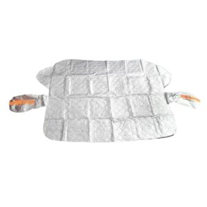 Husa de Protectie pentru Parbriz, , Protectie pentru Zapada Gridnina Soare, Scut Auto anti Zapada, 150 x 110 cm Argintiu