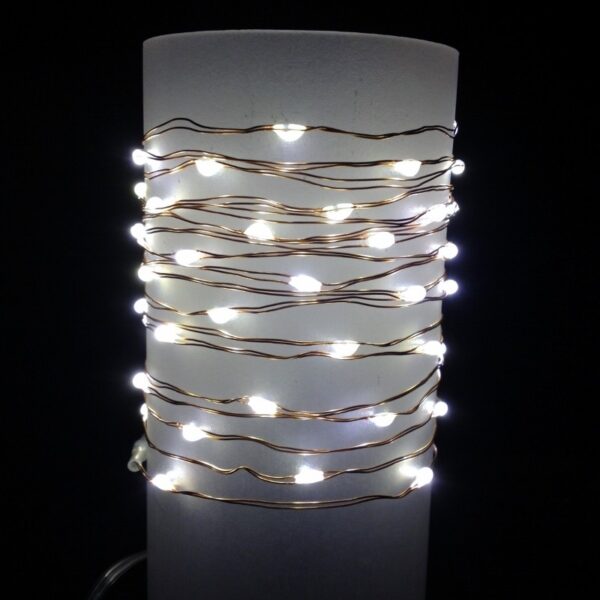Instalatie Craciun Tip Turturi, 35 m, IP44, 1001 Led-uri, Alb rece, 8 jocuri de lumini, Telecomanda inclusa, Interconectabila, Prelungitor 3 m inclus, Fir Cupru, , Interior/Exterior - imagine 2