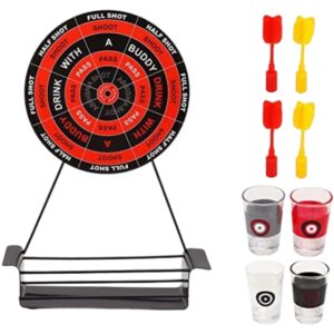 Joc de Baut Darts , 4 Sageti si Pahare de Shot Incluse, pentru petreceri si timp liber, 30 x 20 x 6.5 cm, multicolor