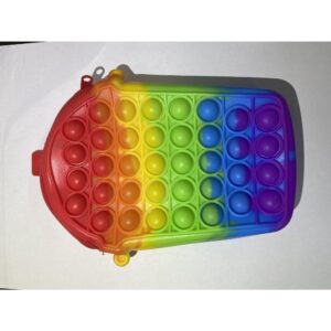 Jucarie antistres din silicon, , Geanta Pop It, Milkshake, Model 3, Multicolor