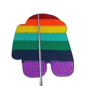 Jucarie antistres din silicon, Â®, Pop It Now and Flip It, Among Us, 85 cm