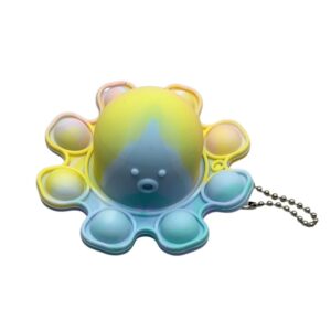 Jucarie antistres din silicon, Â®, Pop It Now and Flip It, Caracatita reversibila, Multicolor, V4