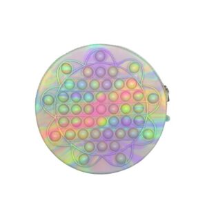 Jucarie antistres din silicon, , Pop It Now and Flip It, Geanta de umar, Floarea soarelui, Macarons
