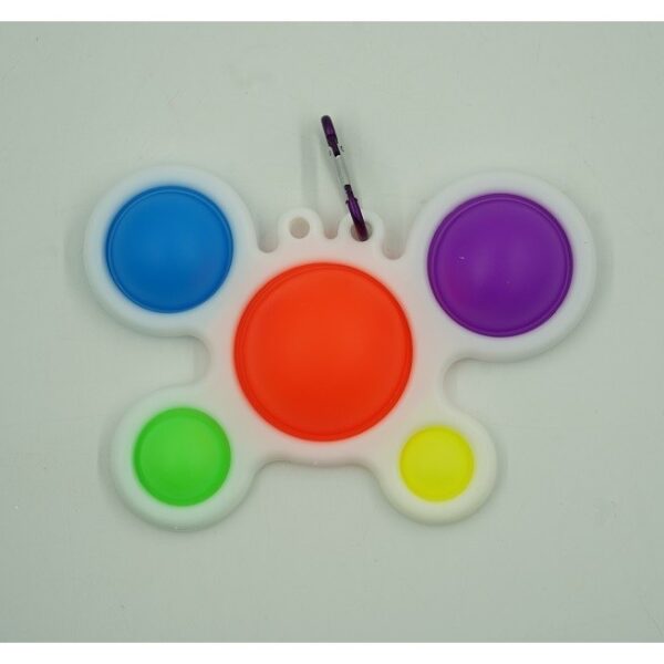 Jucarie Antistres  - Fidget Toy, Simple Dimple, Crab, Multicolor - imagine 2