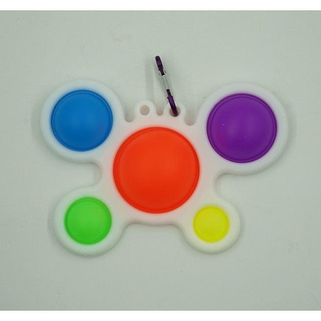 Jucarie Antistres  - Fidget Toy, Simple Dimple, Crab, Multicolor - imagine 2