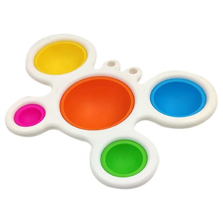 Jucarie Antistres  - Fidget Toy, Simple Dimple, Crab, Multicolor - imagine 4