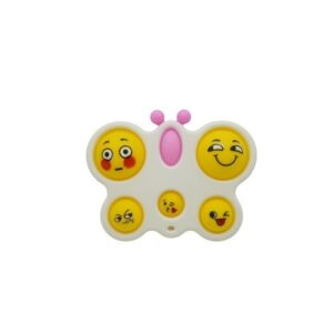 Jucarie Antistres  - Fidget Toy, Simple Dimple, Fluture, Alb