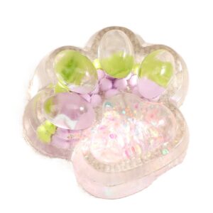 Jucarie Antistres Squishy, , cu Revenire Lenta, Labuta de Pisica Pufoasa, 7.5 cm, Ambalaj Transparent, Model 270524 Multicolor