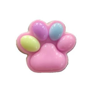 Jucarie Antistres Squishy, , Labuta de Pisica Squeeze Toys, cu Revenire Lenta, 7.5 cm, Model 270529, Multicolor