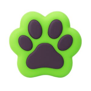 Jucarie Antistres Squishy, , Revenire Lenta, Model Labuta de Pisica Pufoasa, Squishy, Medium 7.5 x 5.5 cm 150 g, Verde Negru