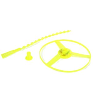 Jucarie Disc Zburator, , cu Lumini, Manual, din ABS, +14 Ani, Galben