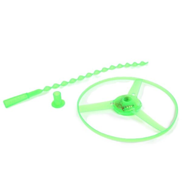Jucarie Disc Zburator, , cu Lumini, Manual, din ABS, +14 Ani, Verde
