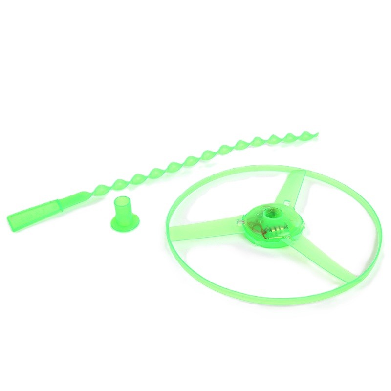 Jucarie Disc Zburator, , cu Lumini, Manual, din ABS, +14 Ani, Verde