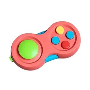 Jucarie Interactiva, , Model Fidget Pad, Antistres, +3 Ani, Functii Multiple, 5.5 x 3.5 x 11 cm, Roz
