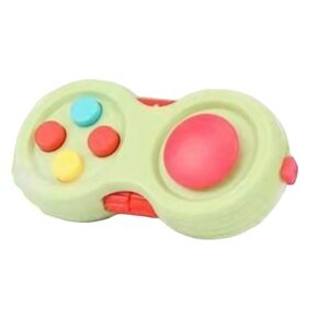 Jucarie Interactiva, , Model Fidget Pad, Antistres, +3 Ani, Functii Multiple, 5.5 x 3.5 x 11 cm, Verde