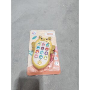 Jucarie Interactiva, , Telefon Inteligent, Model Albinuta, Functii Educative, Muzicale si Voce, 4-6 ani, 19 x 11.5 cm, din Plastic, Galben