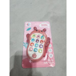 Jucarie Interactiva, , Telefon Inteligent, Model Albinuta, Functii Educative, Muzicale si Voce, 4-6 ani, 19 x 11.5 cm, din Plastic, Roz