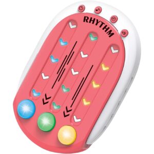 Jucarie Interactiva, , Tip Jocuri Ritmice, +3 Ani, din ABS, 8 Niveluri de Joc, 9.5 x 2.5 x 13.6 cm, Rosu