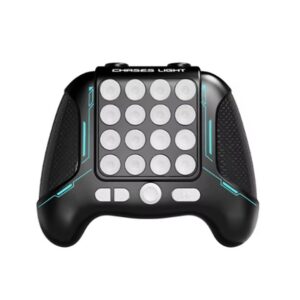 Jucarie Interactiva Pop It, , Tip Consola, Anti-Stres, 5 Moduri de Joc, din ABS si Silicon, +3 Ani, Sunete si Lumini Model Controller, Negru