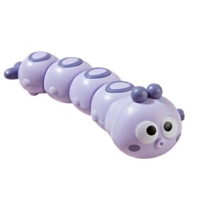 Jucarie mecanica pentru copii , omida haioasa, cu cheita, distractiva, se taraste, se misca, 15 x 4 cm, mov