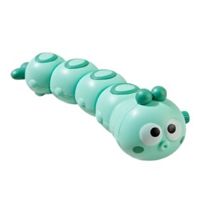 Jucarie mecanica pentru copii , omida haioasa, cu cheita, distractiva, se taraste, se misca, 15 x 4 cm, verde