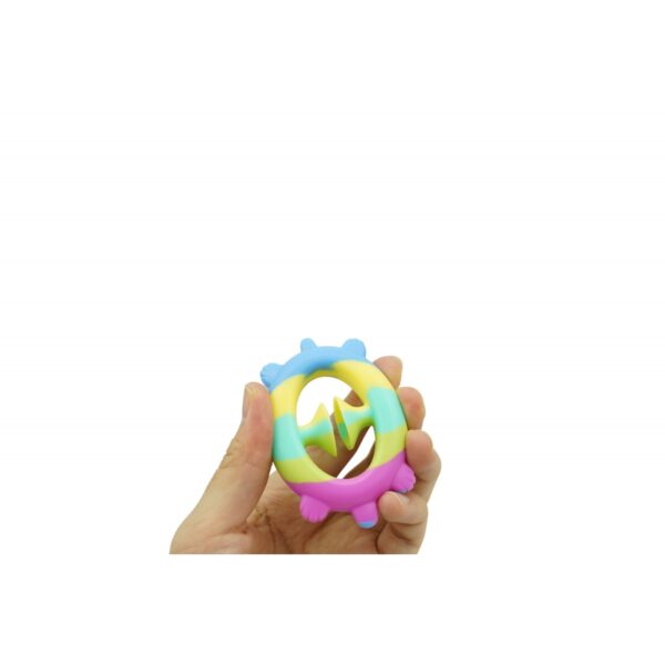 Jucarie senzoriala antistres cu ventuza de decompresie, Antrenare antebrat, Fidget Toy, Model Cartita, Macarons - imagine 4