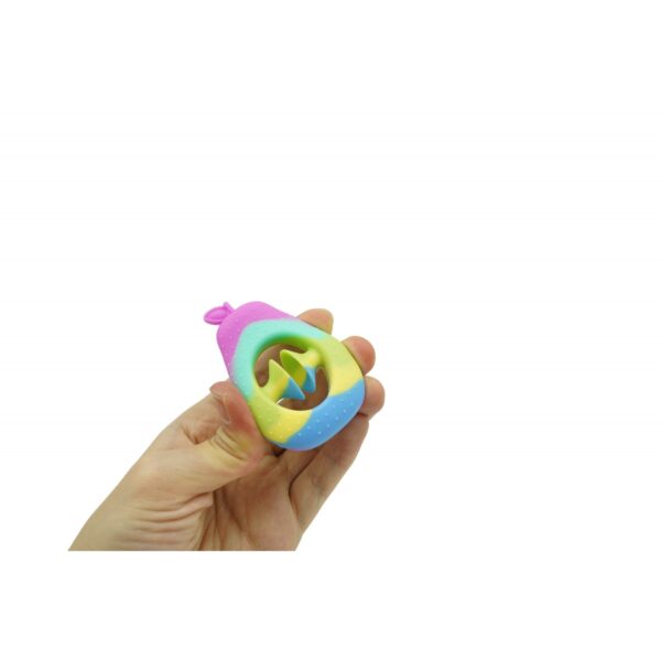 Jucarie senzoriala antistres cu ventuza de decompresie, Antrenare antebrat, Fidget Toy, Model Para, Macarons - imagine 3