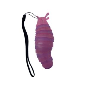 Jucarie Senzoriala Antistres, , Fidget Toys, Omida Curcubeu, 11 cm, +3 Ani, Mov/Roz