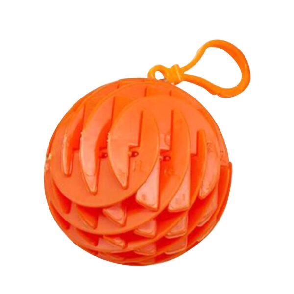 Jucarie Worm Fidget de Decompresie, , Anti Stres, Dimensiune Compacta 6 cm, Dimensiune Extinsa 15.5 cm, Portocaliu