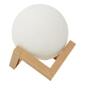 Lampa de veghe luna 3D Moon Light, lumina LED alb cald, alimentare baterii, fara acumulator, stand din plastic inclus, Ã¸ 10 cm,
