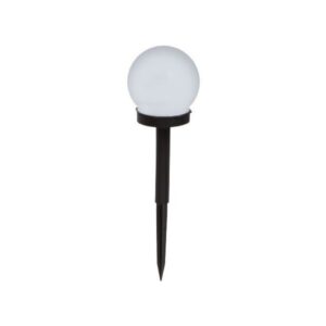 Lampa solara LED, Sferica, Tip Glob , Diametru 10 cm, Alb cald