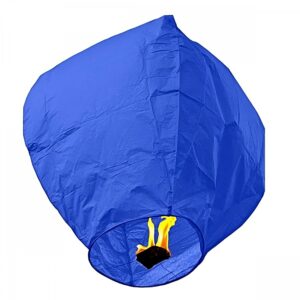 Lampion zburator, , hartie biodegradabila, Albastru